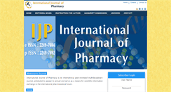 Desktop Screenshot of ijpjournal.org